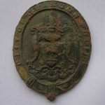 Glasgow helmet badge 1868-80