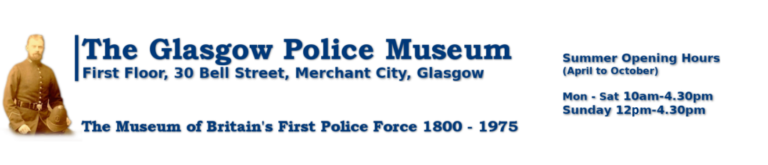 Glasgow Police Museum – The museum of Britain's first police force 1800 ...